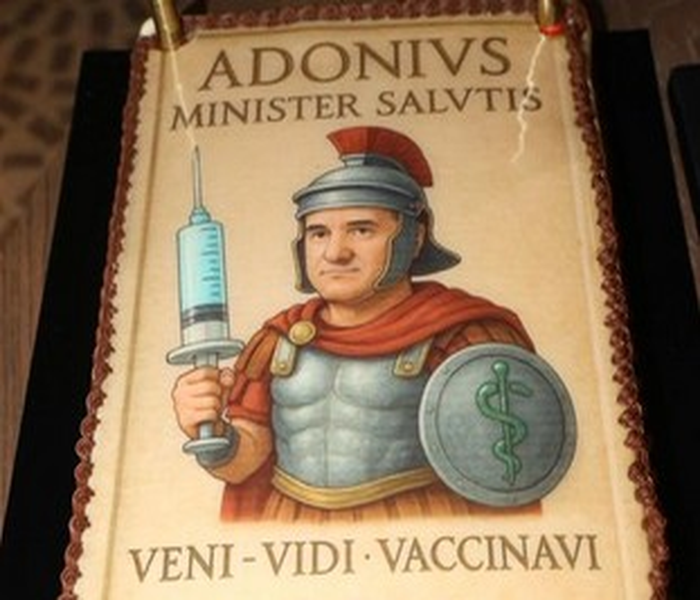 Η τούρτα γενεθλίων του Άδωνι Γεωργιάδη