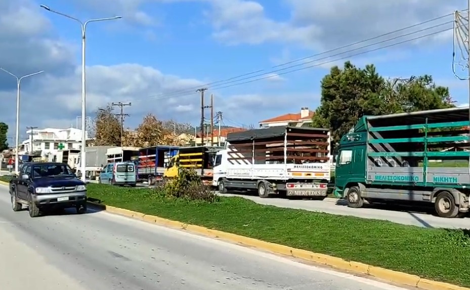 Μπλόκο αγροτών Νικήτη Χαλκιδικής