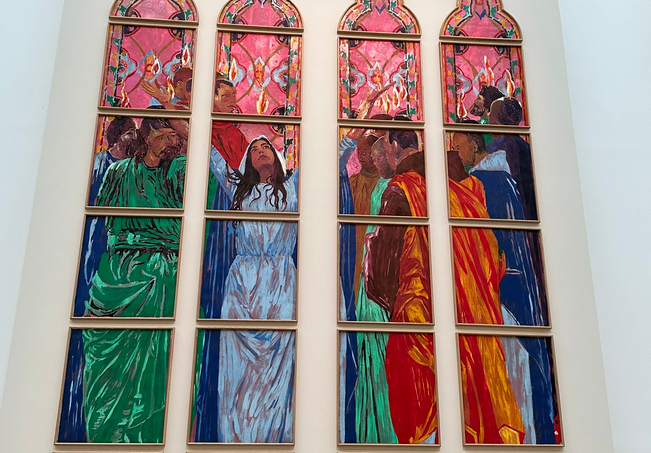 Νέα βιτρό της Παναγίας των Παρισίων