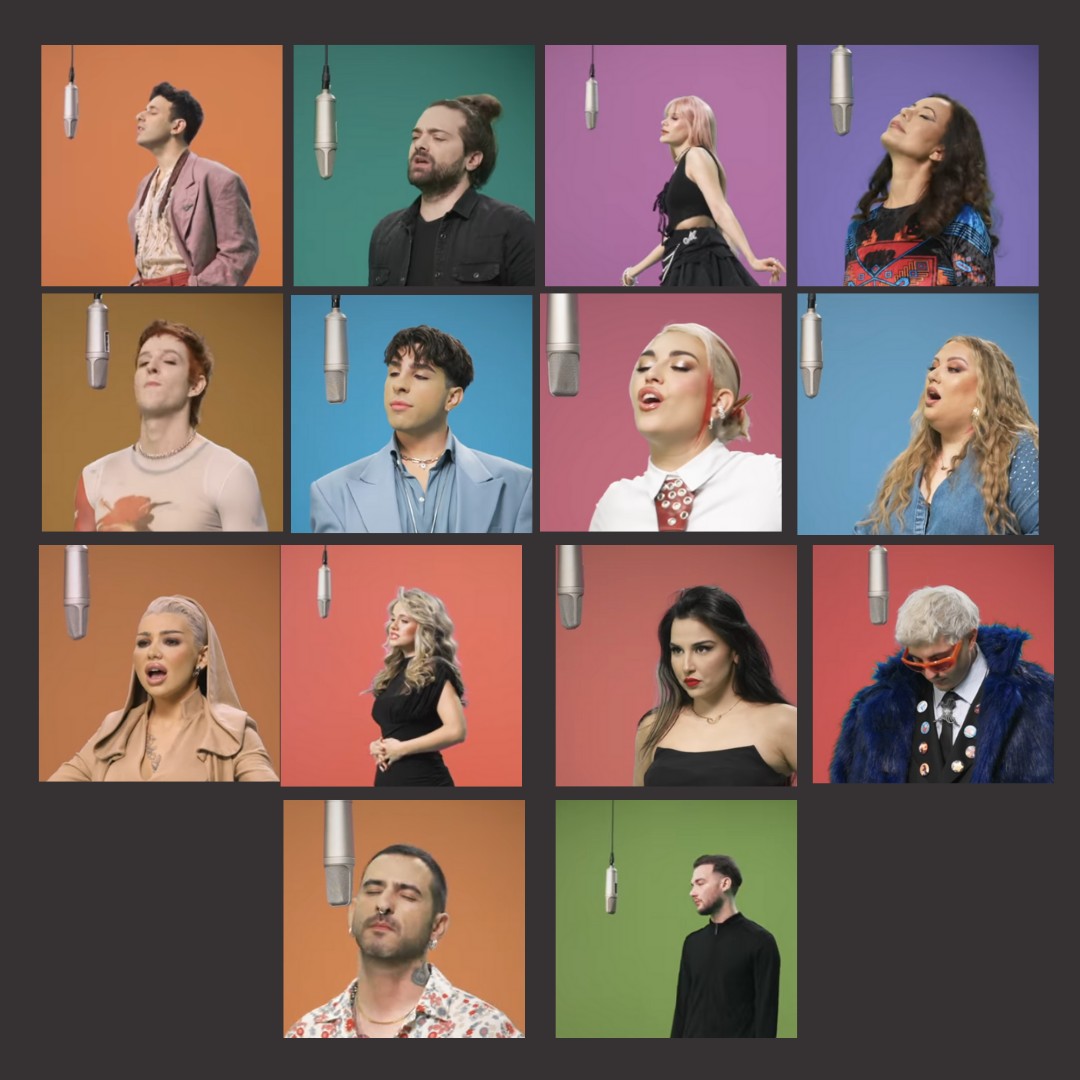 14 τραγούδια Β ελληνικού Ημιτελικού eurovision