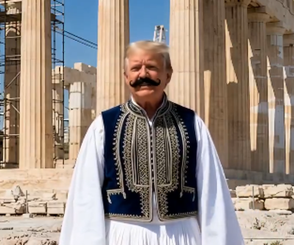 Ο AI Τραμπ στην Ακρόπολη!