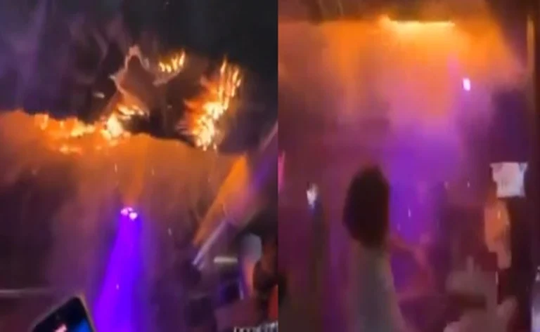 Φωτιά στο μπαρ Le Constellation