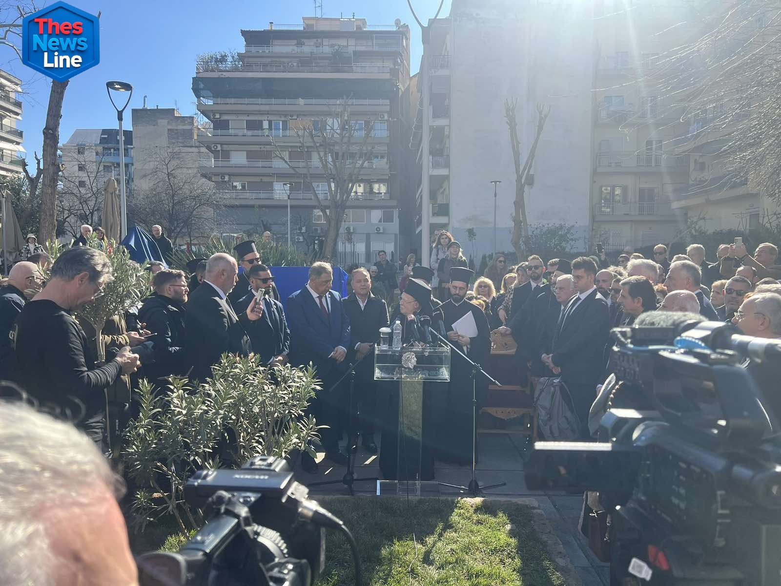 Πατριάρχης Βαρθολομαίος εγκαίνια πάρκου