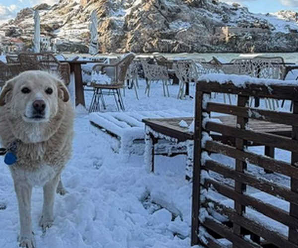 Χιόνια στα νησιά του Αιγαίου