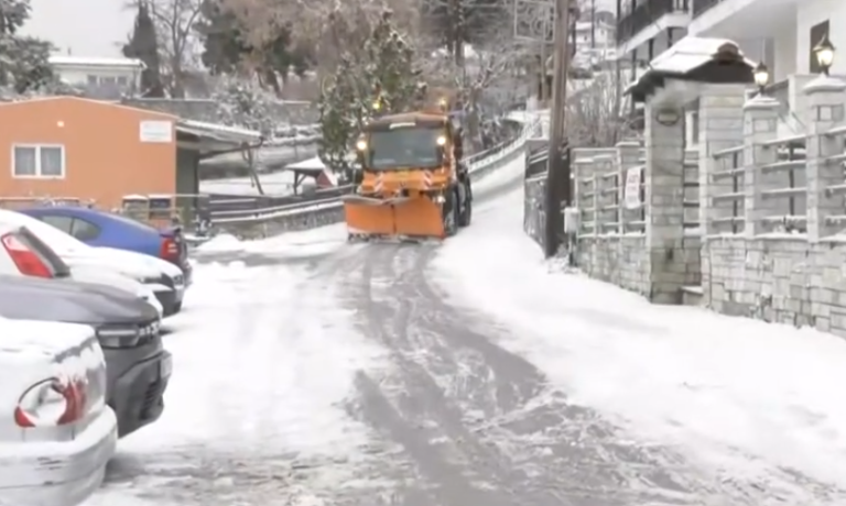 Χιονισμένος ο Χορτιάτης