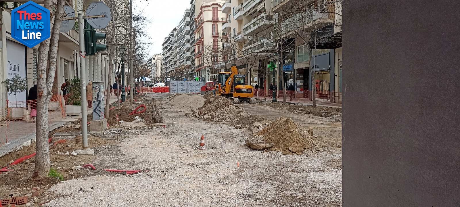 Έργα επί της Αγίας Σοφίας πεζοδρόμηση