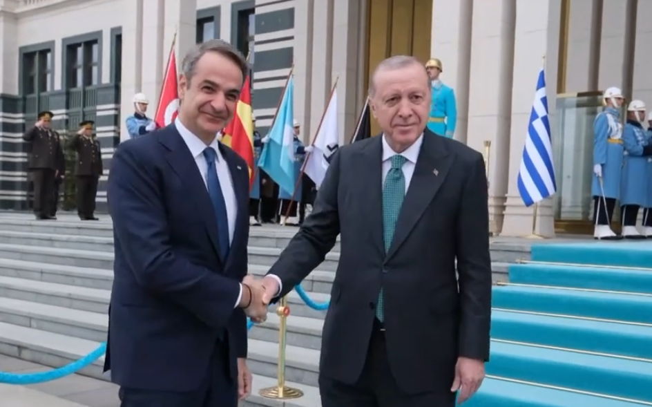 Κυριάκος Μητσοτάκης Ρετζίπ Ερντογάν