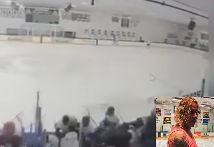 Πυροβολισμοί σε αγώνα χόκεϊ