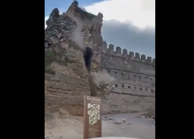 Κατέρρευσε μεσαιωνικό κάστρο στην Ισπανία