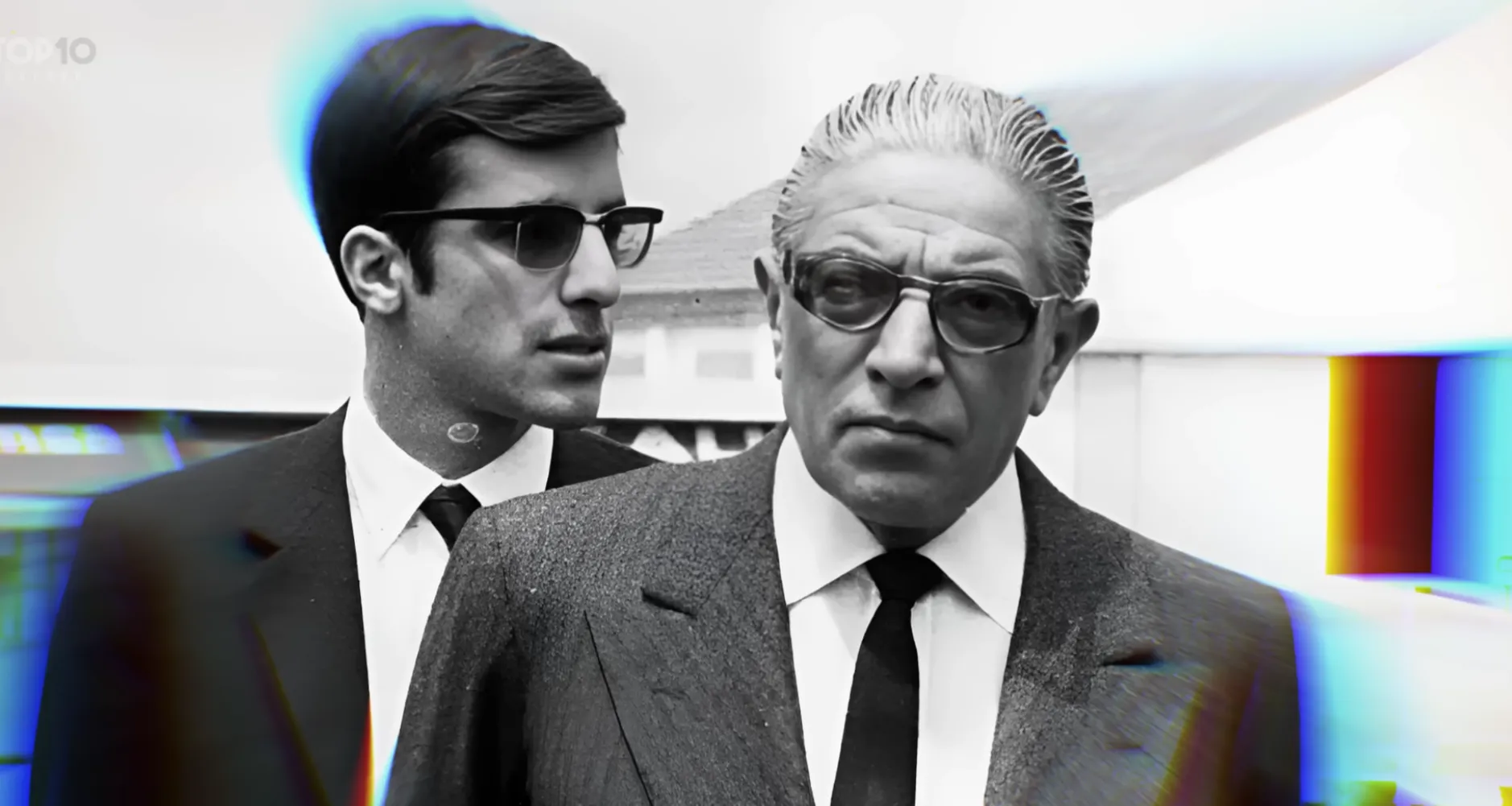 Ο Αριστοτέλης Ωνάσσης με τον γιο του Αλέξανδρο