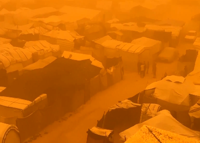 Αμμοθύελλα στη Γάζα