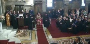 Παρίσι Θεία Λειτουργία στον Αγιο Στεφανο Χοροστατούντος του Πατριάρχη Βαρθολομαίου