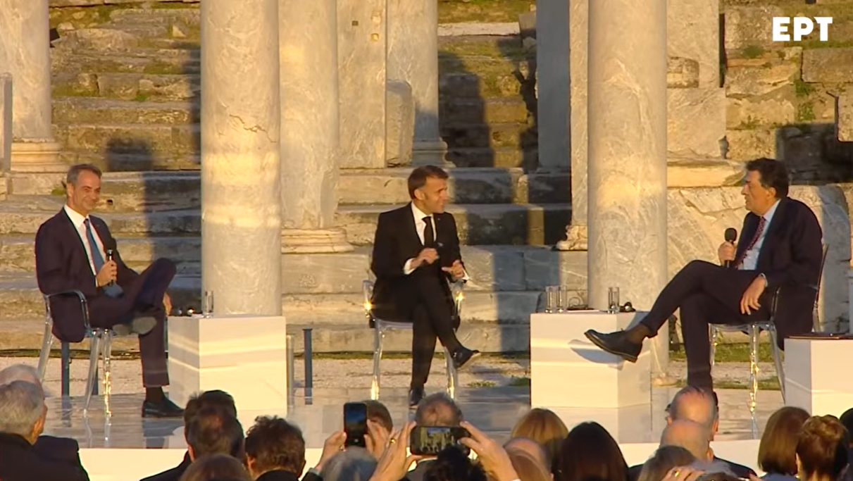 Μητσοτάκης, Μακρόν, Παπαχελάς