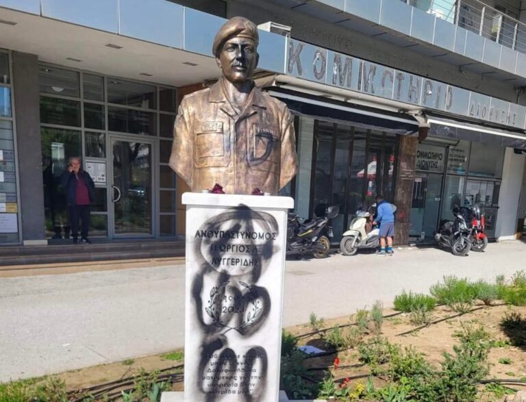 Θεσσαλονίκη Η προτομή του Λυγγερίδη