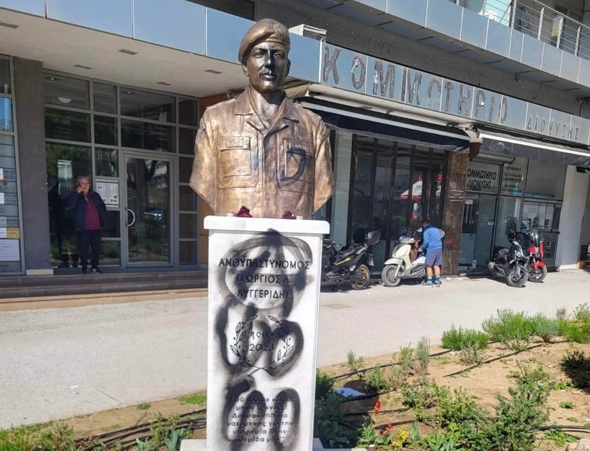 Θεσσαλονίκη Η προτομή του Λυγγερίδη