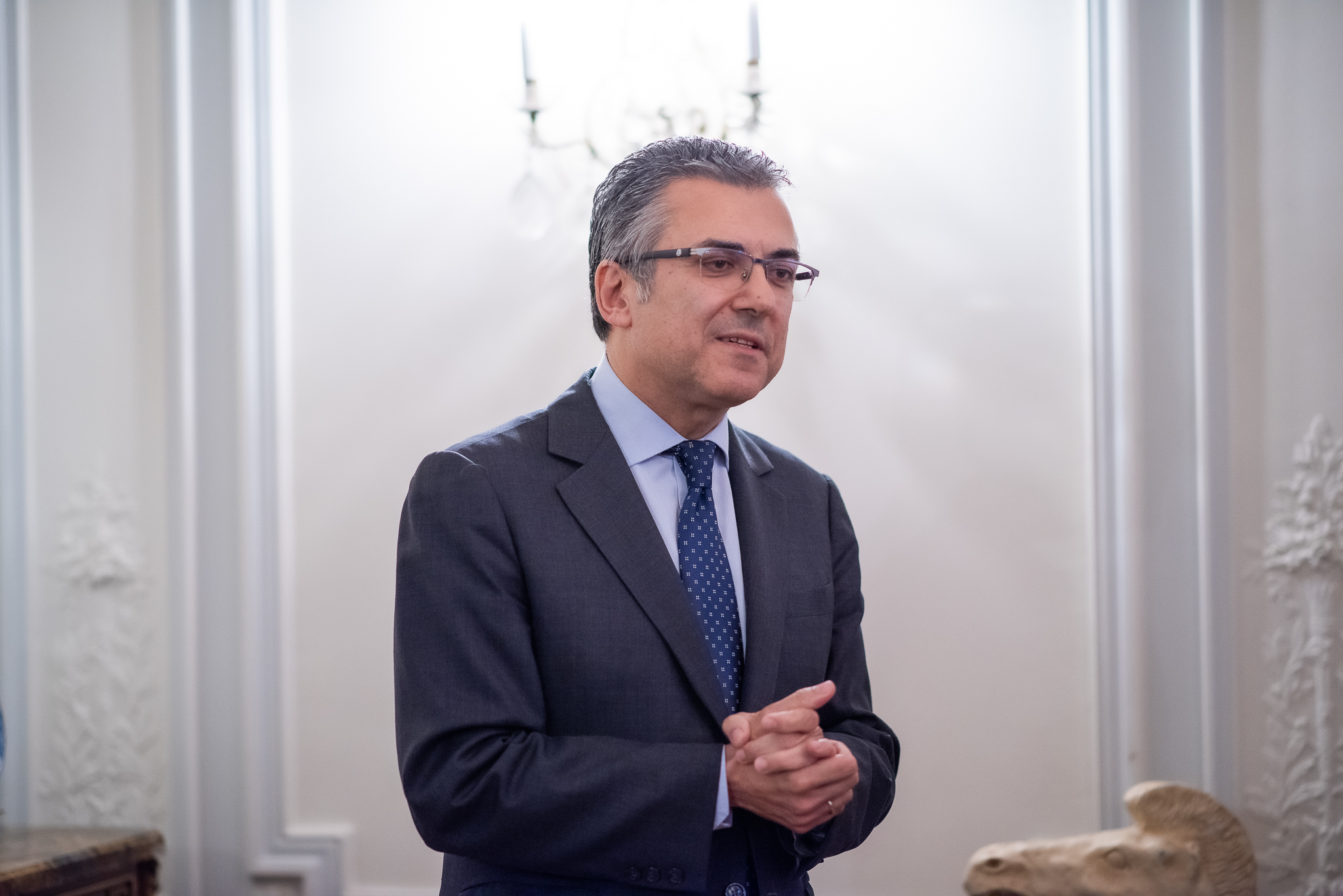 Ο Πρέσβης της Ελλάδας στη Γαλλία κ. Νικολαΐδης