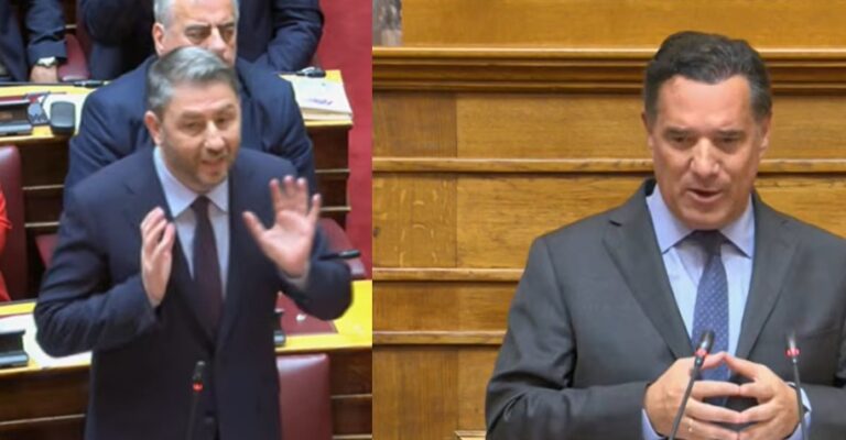 Νίκος Ανδρουλάκης Άδωνις Γεωργιάδης