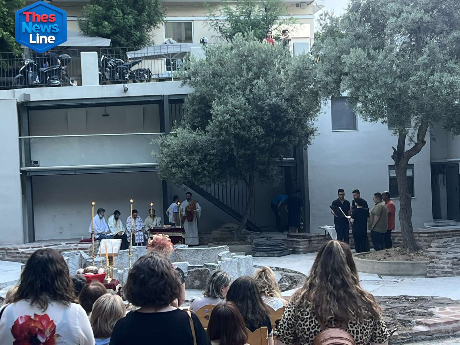 Θεία Λειτουργία στο Βαπτιστήριον του Αγίου Ιωάννη του Προδρόμου