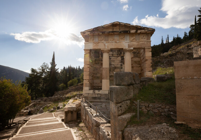 Αρχαιολογικός χώρος στους Δελφούς