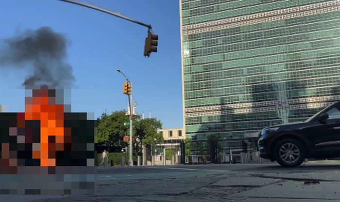 Διαδηλωτής αυτοπουρπολύθηκε στο Μανχάταν