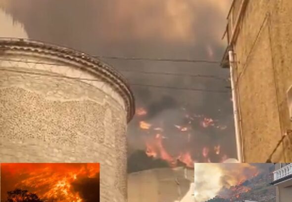 Δασικές φωτιές στη Σικελία