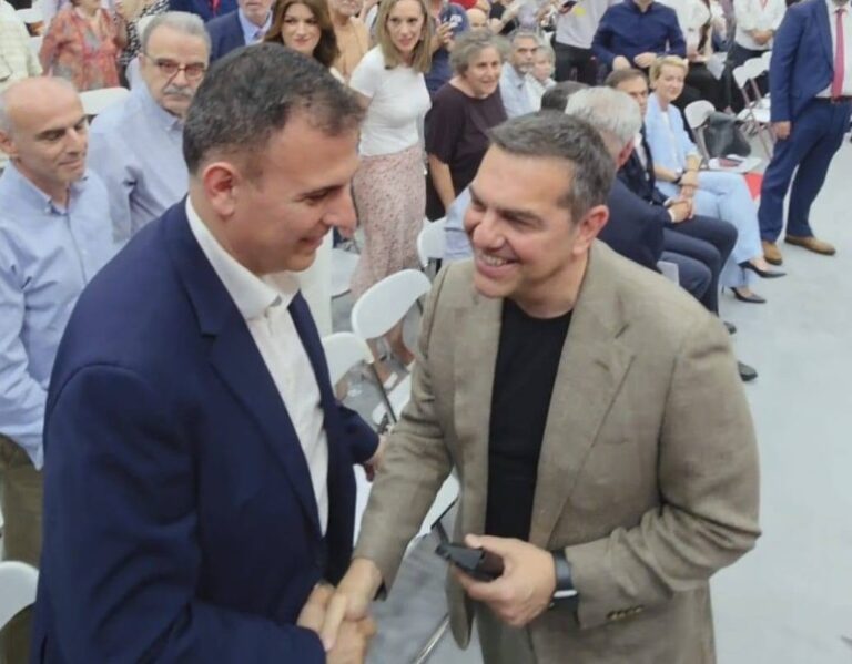 Γιώργος Καραμέρος Αλέξης Τσίπρας