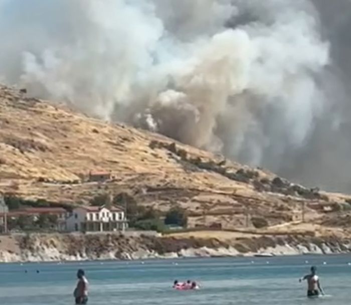 Πυρκαγιά στη Λήμνο