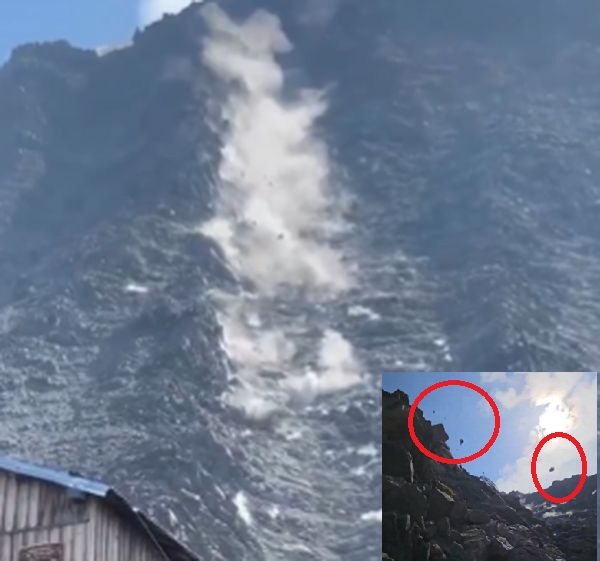 Κατολίσθηση Mont Blanc