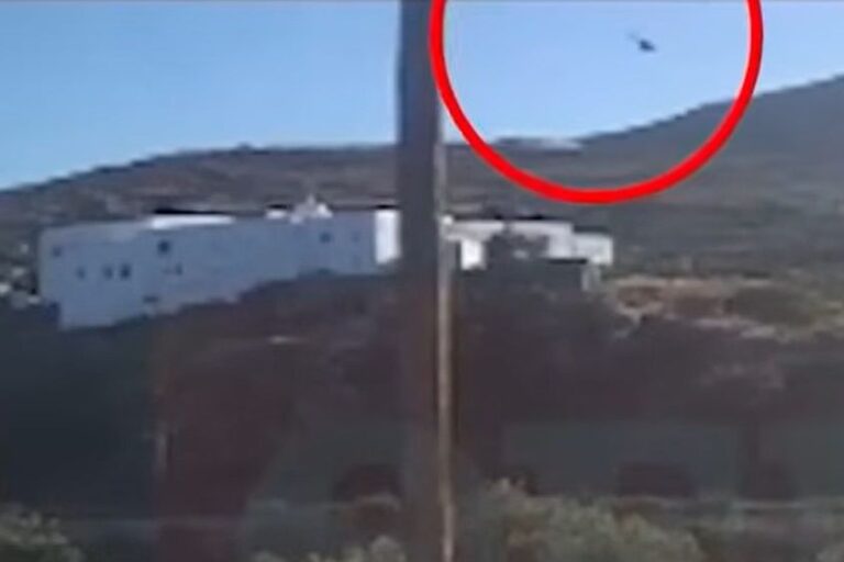 Πτώση ελικοπτέρου στη Σίφνο