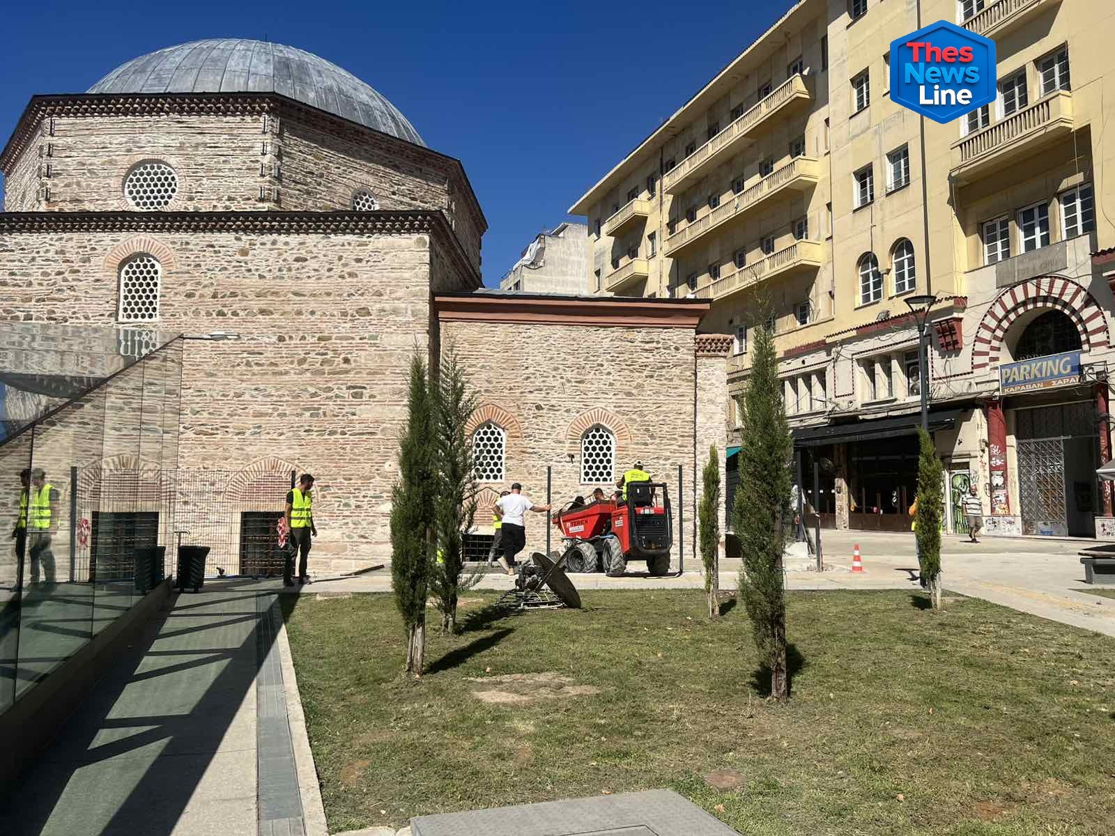 Μνημείο Αλκάρ Θεσσαλονίκη εργασίες