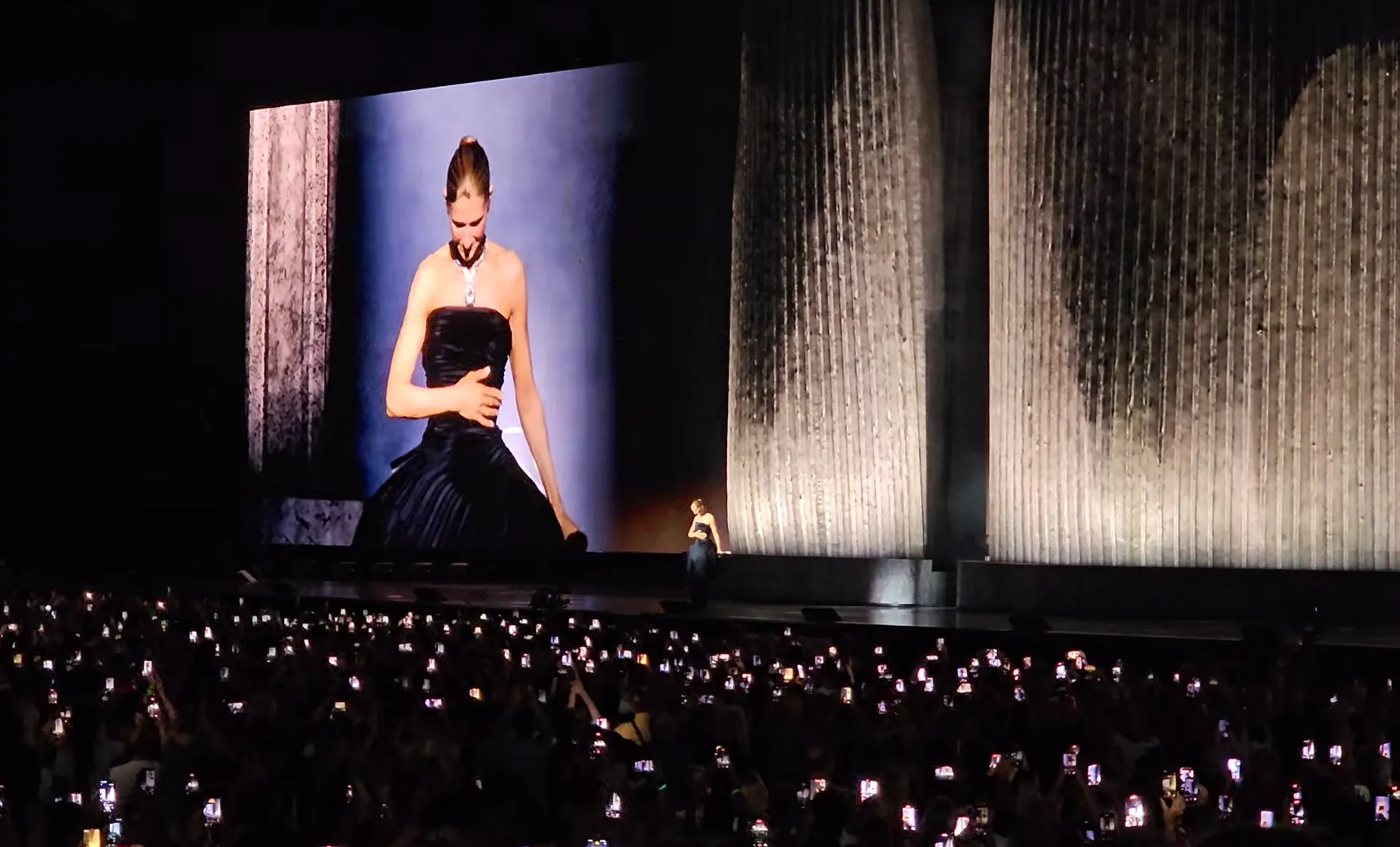 Céline Dione concert in Paris