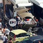 Ατύχημα με λεωφορείο του ΟΑΣΘ στη Νεάπολη