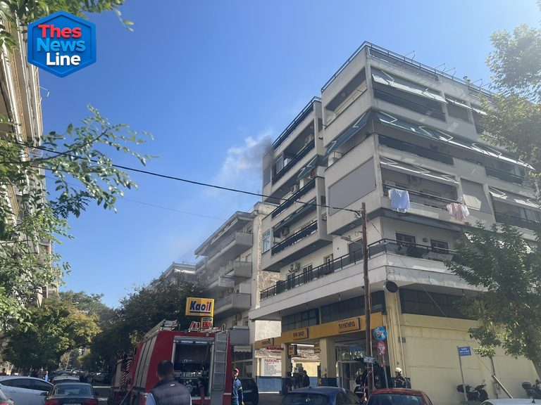 Φωτιά σε διαμέρισμα στην ανατολική Θεσσαλονίκη