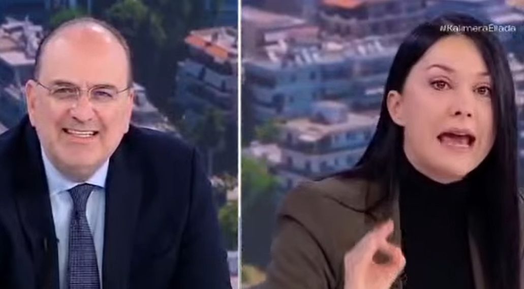 Τηλεοπτικός καυγάς Λαζαρίδη Γιαννακοπούλου