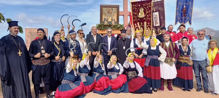 Μίλτων Νικολαϊδης και Μητροπολίτης Γαλλίας Δημήτριος στην Κορσική