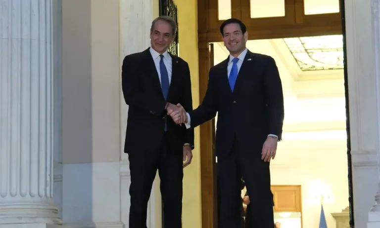 Αθήνα Συνάντηση Ρούμπιο Μητσοτάκη
