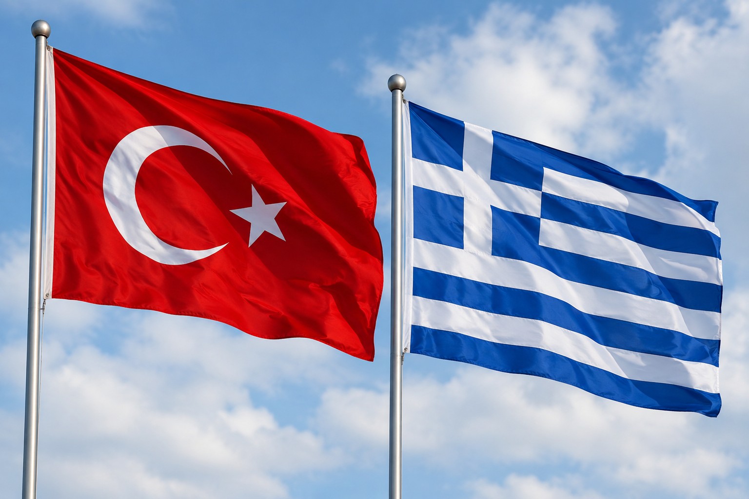 Σημαίες Ελλάδας Τουρκίας