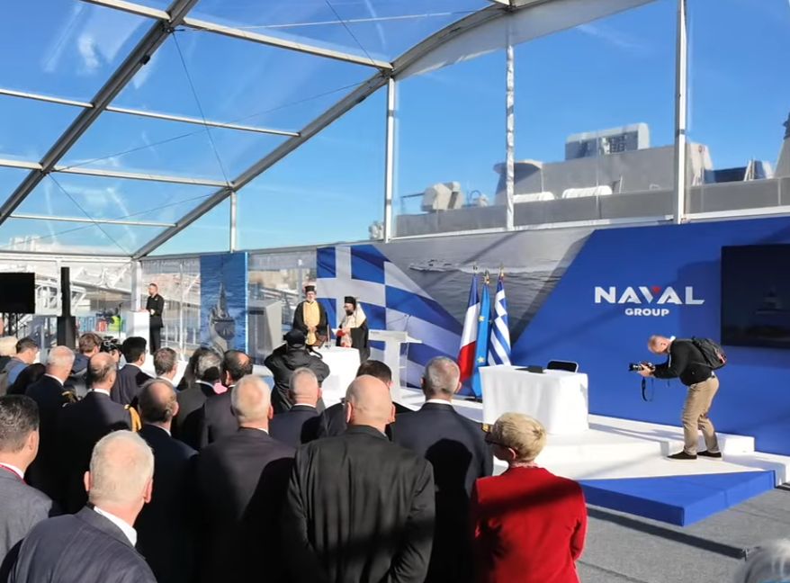 Τελετή παράδοσης Belharra Νέαρχος
